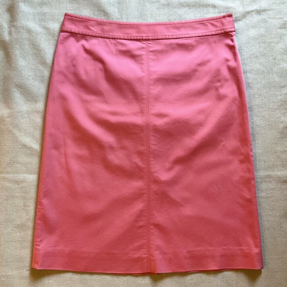 J Crew Women's Knee-Length A-Line Skirt, Salmon, Sz 6